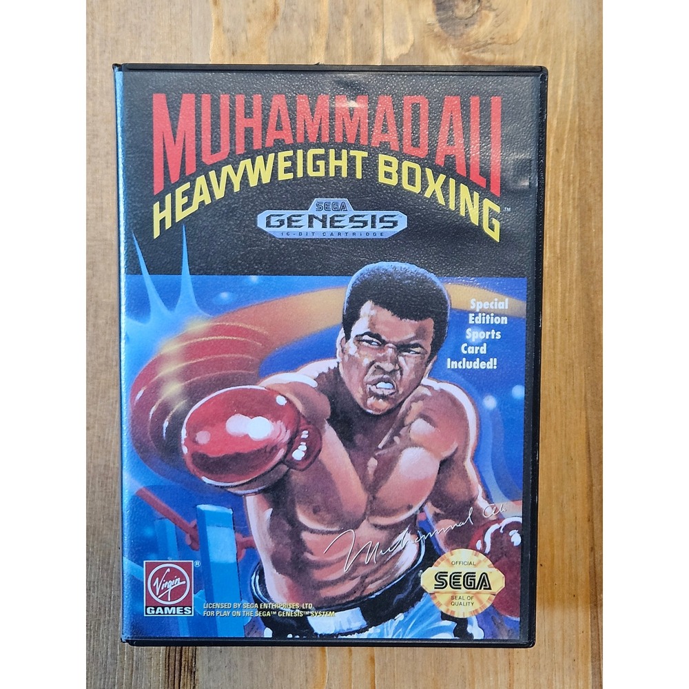 Muhammad Ali Heavyweight Boxing Sega Genesis 16-Bit Game Cartridge with Case